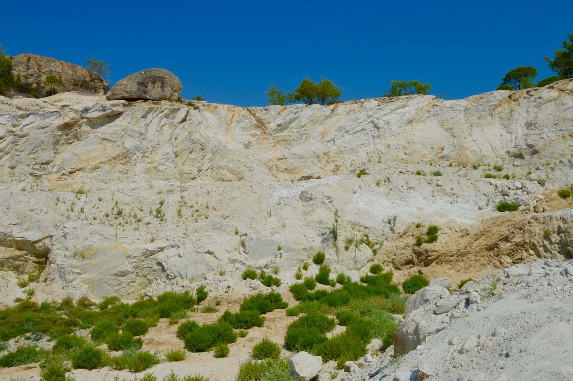 Feldspat Abbaustelle